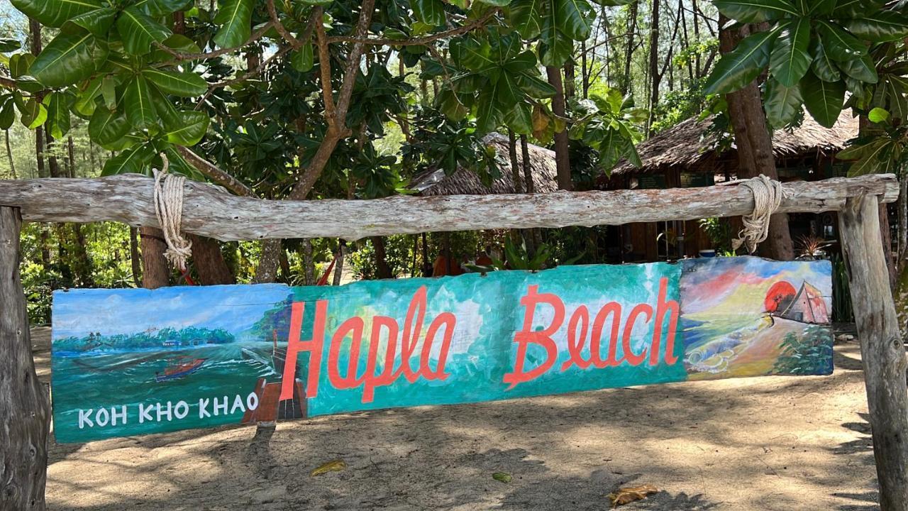 Hapla Beach Cottage Koh Kho Khao Island Eksteriør billede